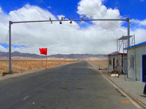 西藏阿里高清區(qū)間測速卡口項目